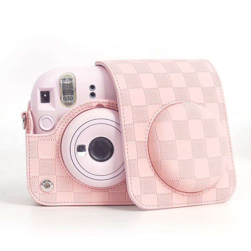 Estuche Cámara Instax Mini 12 Cuadros Rosado