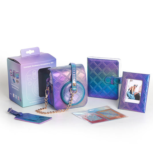 Accesorios 5 en 1 para Fujifilm Instax Mini 12 Violeta Perla
