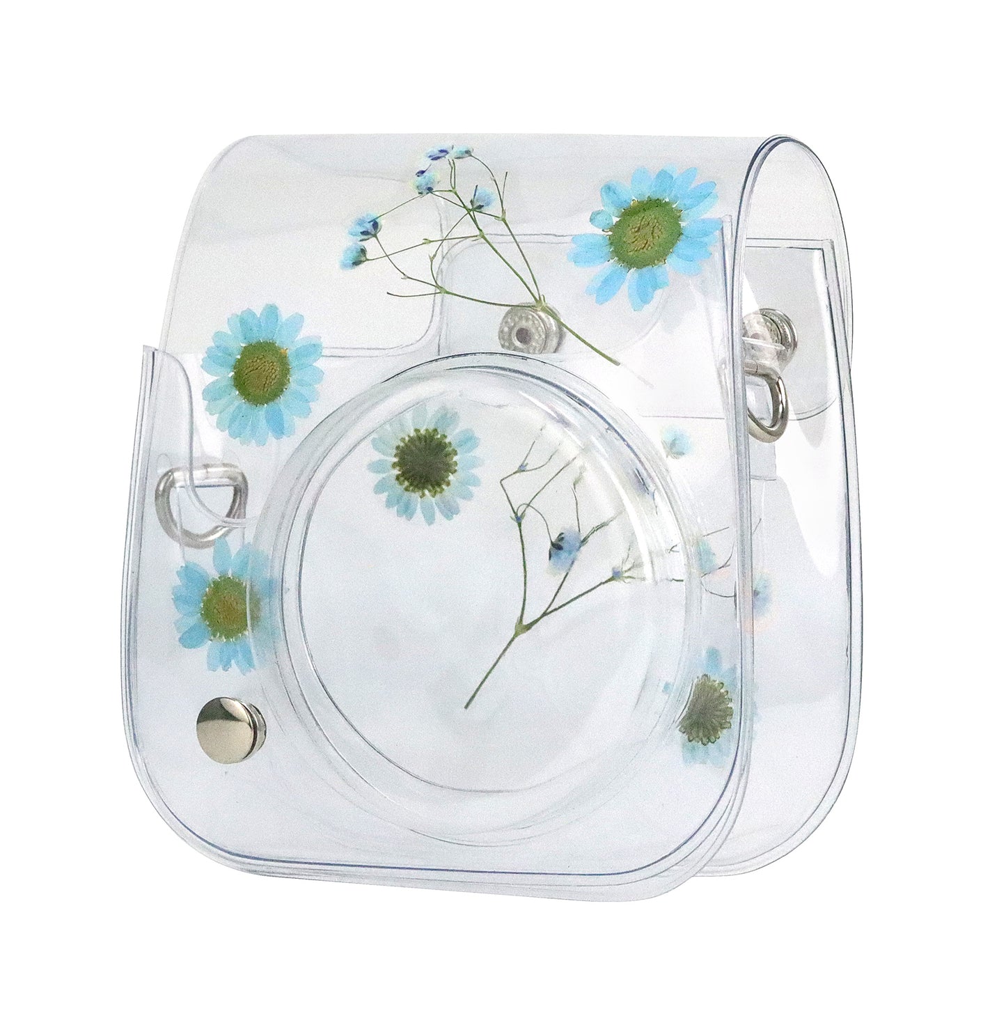Estuche Instax Mini Margaritas Azul