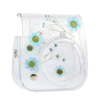 Estuche Instax Mini Margaritas Azul