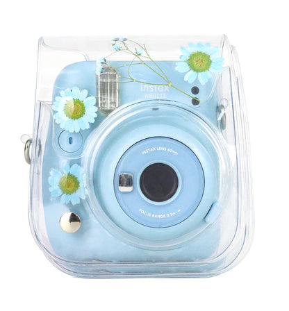 Estuche Instax Mini Margaritas Azul