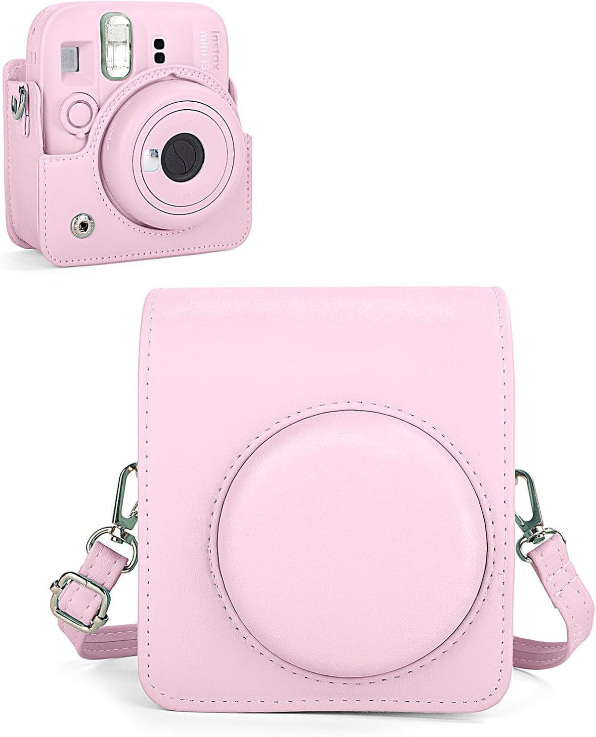 Estuche Camara Instax Mini 12 Y Mini 13 Rosado