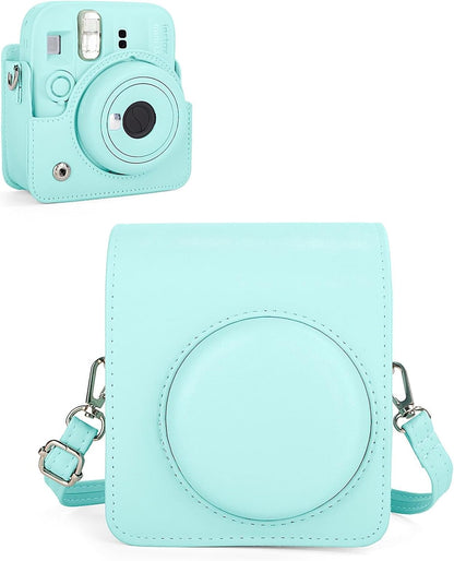 Combo Verde Instax Mini 12 Y MINI 13 Estuche + Álbum + Marcos