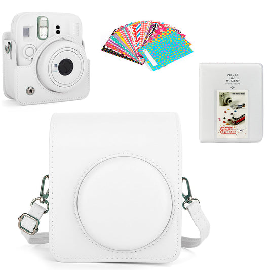 Combo Blanco Instax Mini 12 y Mini 13 Estuche + Álbum + Marcos