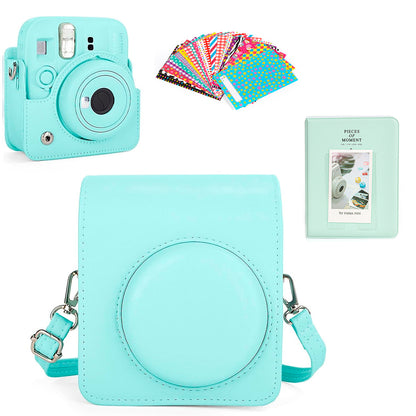Combo Verde Instax Mini 12 Y MINI 13 Estuche + Álbum + Marcos